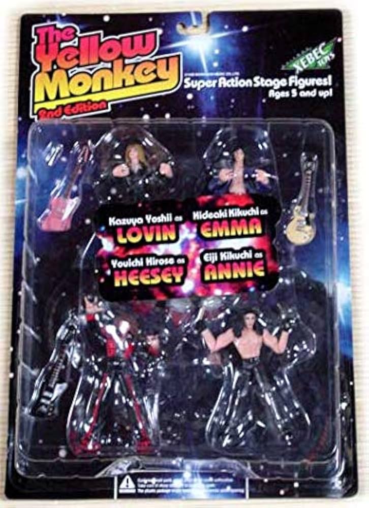 THE YELLOW MONKEY 30周年記念フィギュアセット イエモン THE YELLOW MONKEYがフィギュア化！メンバー監修で衣装やポーズ
